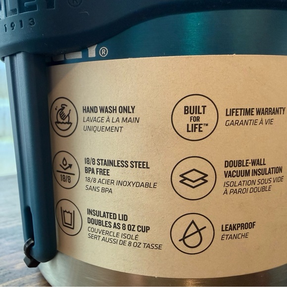 Stanley The Adventure To-Go Food Jar 24oz Stainless Steel NEW Teal Blue - Picture 2 of 9